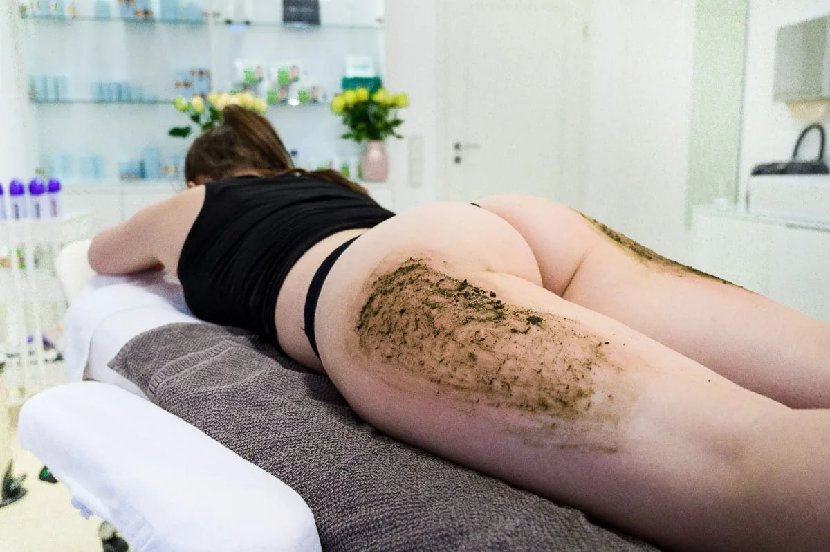 Green Peel treatment on the body